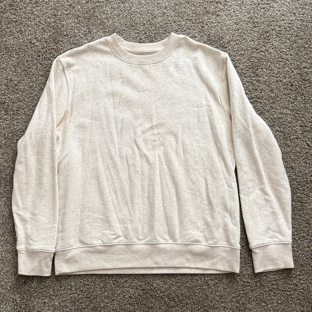 Goodfellow & Co Men's Beige Crewneck Sweater